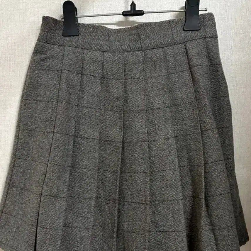 [BUNJANG] Gray Check Pleated Tennis Skirt / 5/8까지 그레이 체크 테니스 플리츠 스커트
