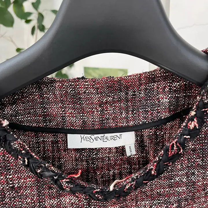 [BUNJANG] Saint Laurent Tweed Top / 입생로랑 트위드 탑
