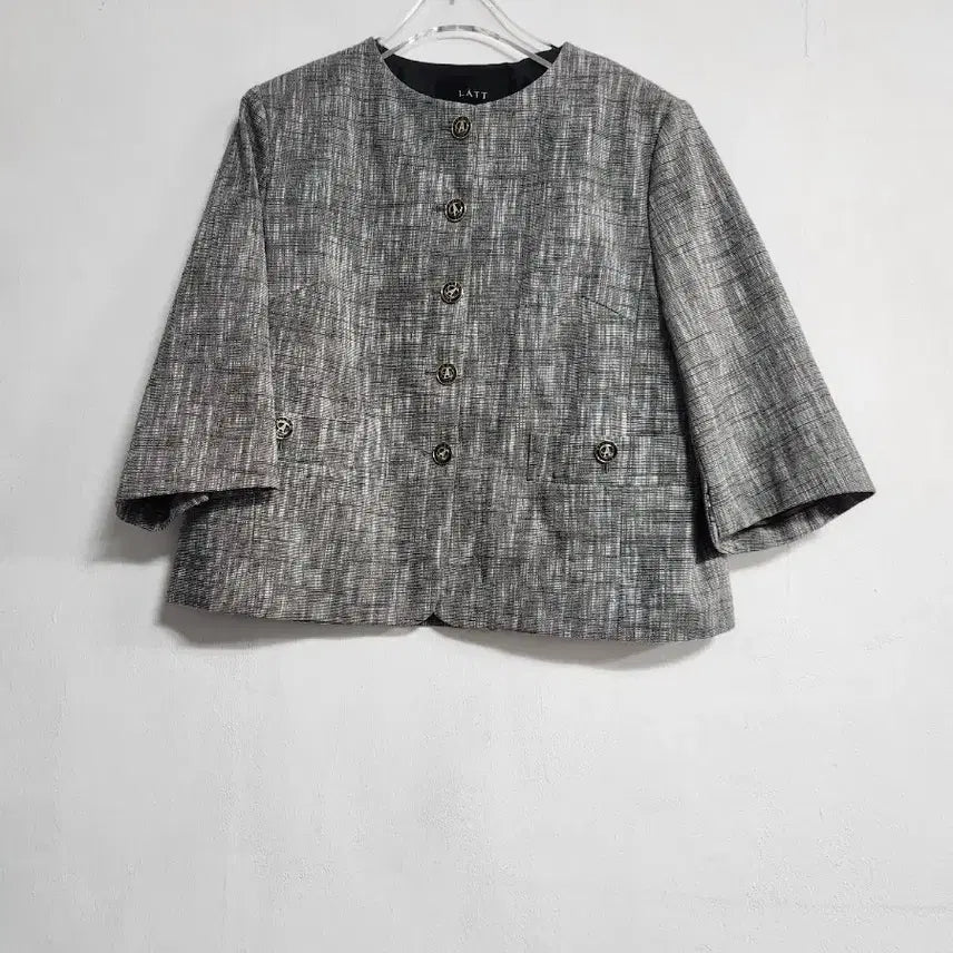 [BUNJANG] LATT 2023 Italian Fabric Crop Jacket (Size 66) / LATT한섬2023이태리원단 크롭자켓66넉넉핏5월~7월