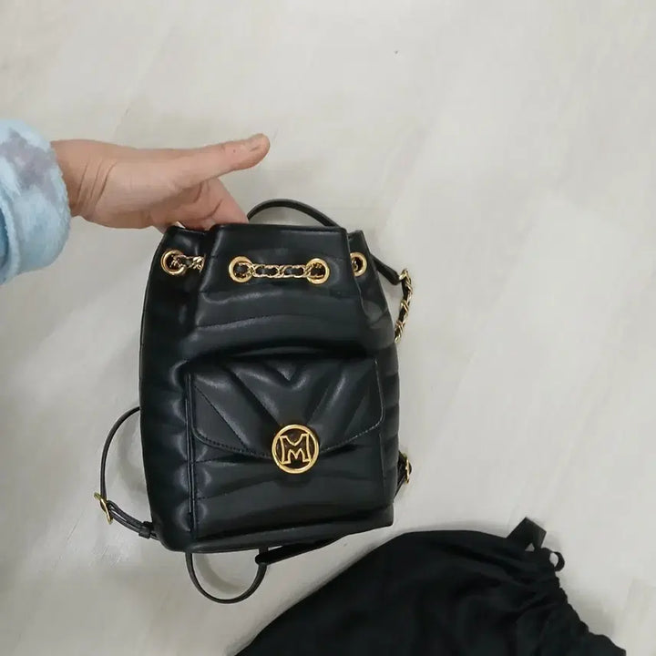 [BUNJANG] Metro City Leather Quilted Backpack / 메트로시티 소가죽퀼팅 백팩  정품