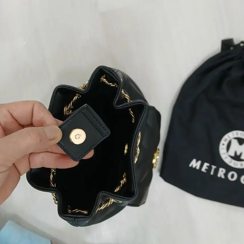 [BUNJANG] Metro City Leather Quilted Backpack / 메트로시티 소가죽퀼팅 백팩  정품