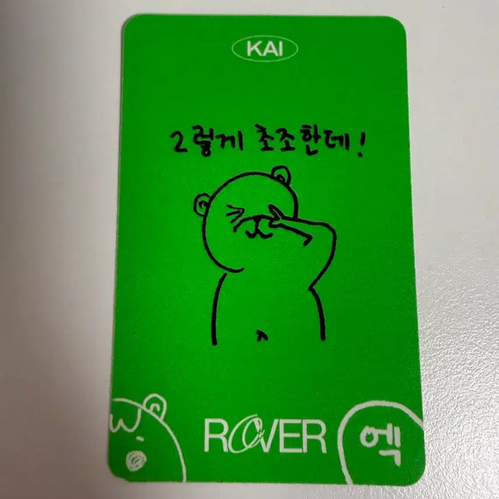 [BUNJANG] EXO Kai Rover Photobook Album / 엑소 카이 로버 포토북 앨범 포카 양도 rover exo kai