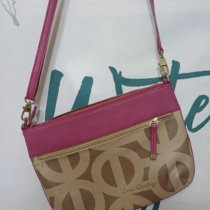 [BUNJANG] Louis Quatorze Pink Crossbody Bag / 루이까또즈 핑크 크로스백