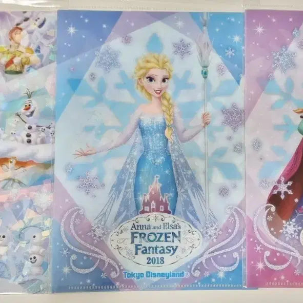 [BUNJANG] Tokyo Disneyland Frozen Fantasy 2018 File Set / (무료배송)도쿄디즈니랜드 겨울왕국 파일 5종 세트