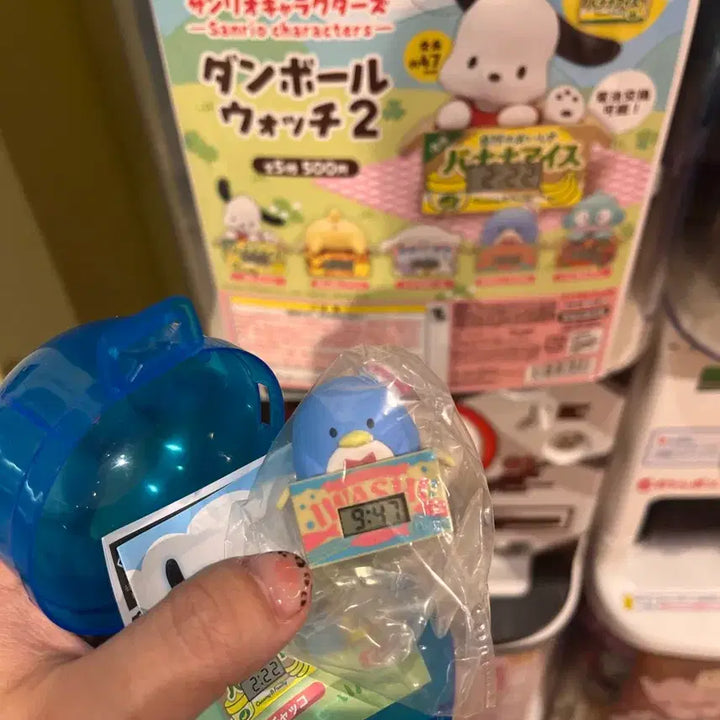 [BUNJANG] Sanrio Tuxedosam Cardboard Clock / 산리오 골판지 시계 2차 가챠 턱시도샘