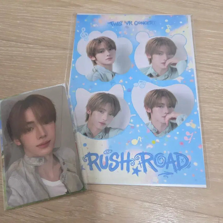 [BUNJANG] TWS Han Jin Rush Road Bundle Set Postcard + Photocard / 투어스 한진 러쉬로드 엽서+포카  일괄