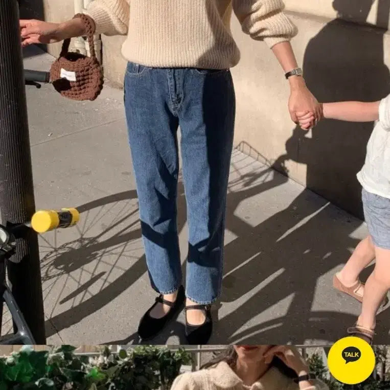 [BUNJANG] London Lace Puff Sleeve Knit Top / 런던레이스 카라퍼프니트