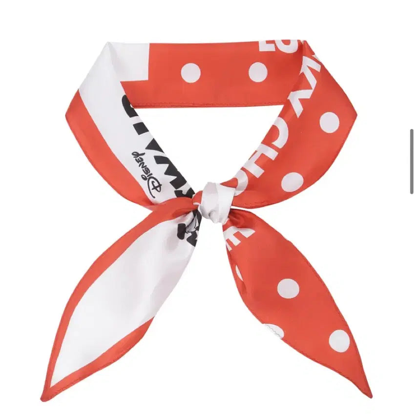 [BUNJANG] Lucky Chouette Disney Twilly Scarf / (새상품) 럭키슈에뜨 디즈니 콜라보 트윌리 스카프