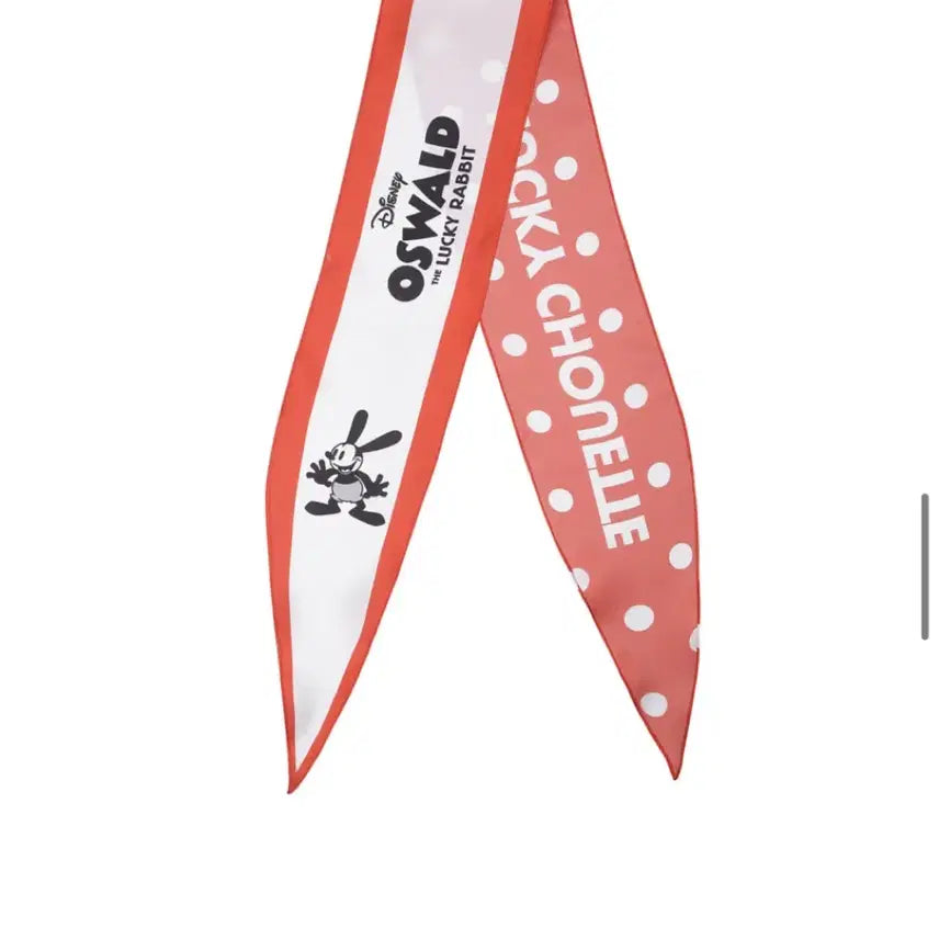 [BUNJANG] Lucky Chouette Disney Twilly Scarf / (새상품) 럭키슈에뜨 디즈니 콜라보 트윌리 스카프