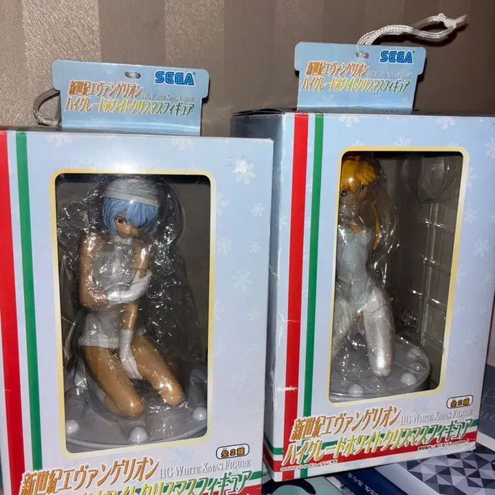 [BUNJANG] Evangelion White Christmas Figure Bundle Set / 일괄) 에반게리온 화이트 크리스마스 피규어