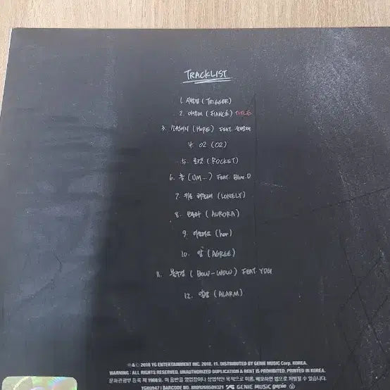 [BUNJANG] Winner Song Minho XX Album / 위너 송민호 XX 앨범