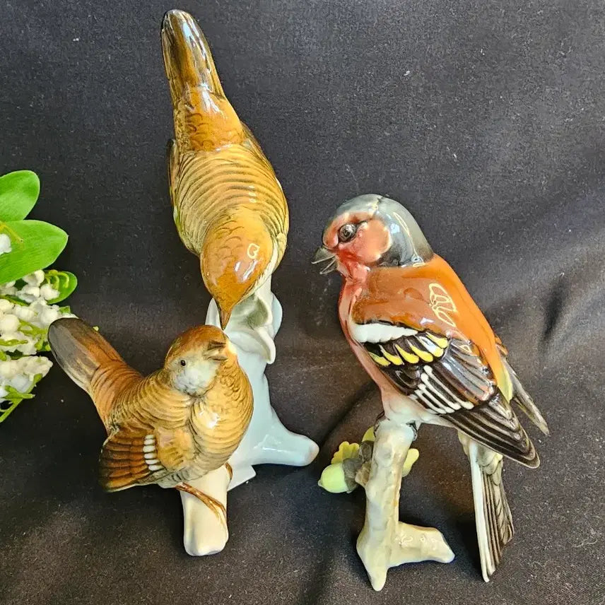 [BUNJANG] Hutschenreuther Bird Figurine / 독일 후첸로이터 버드 피겨린2개-->>1마리새만가능