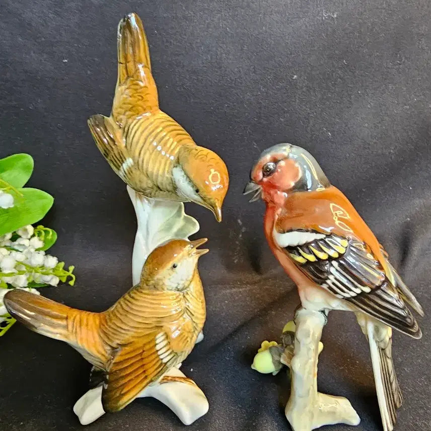[BUNJANG] Hutschenreuther Bird Figurine / 독일 후첸로이터 버드 피겨린2개-->>1마리새만가능