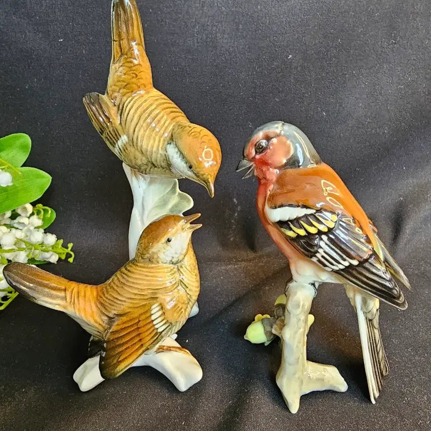 [BUNJANG] Hutschenreuther Bird Figurine / 독일 후첸로이터 버드 피겨린2개-->>1마리새만가능