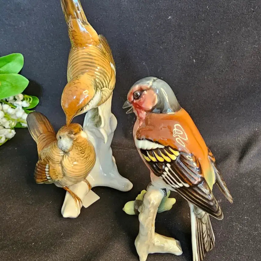 [BUNJANG] Hutschenreuther Bird Figurine / 독일 후첸로이터 버드 피겨린2개-->>1마리새만가능
