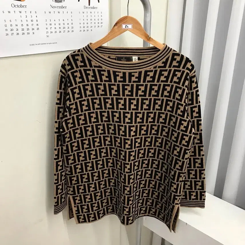 [BUNJANG] Fendi Zuca Wool Knit Sweater / 펜디 주카 니트
