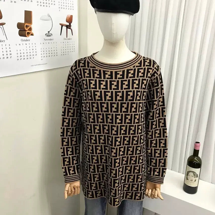 [BUNJANG] Fendi Zuca Wool Knit Sweater / 펜디 주카 니트