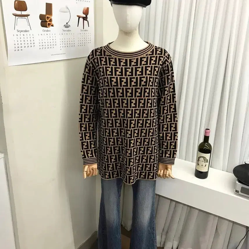 [BUNJANG] Fendi Zuca Wool Knit Sweater / 펜디 주카 니트