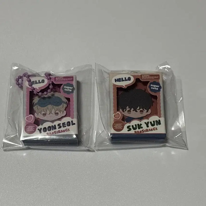 [BUNJANG] BOMTOON Pposiraegi Miniature Keyring Bundle Set / 일괄) 봄툰 뽀시래기 미니어쳐 키링 백퍼센트 클린업 미개봉