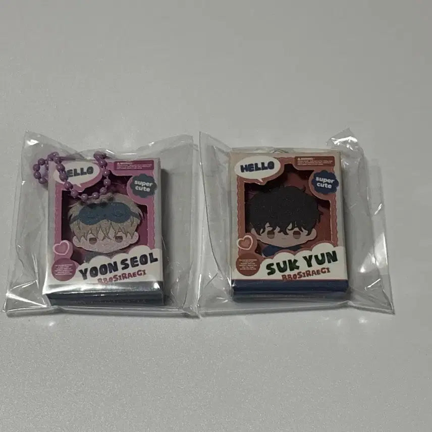 [BUNJANG] BOMTOON Pposiraegi Miniature Keyring Bundle Set / 일괄) 봄툰 뽀시래기 미니어쳐 키링 백퍼센트 클린업 미개봉