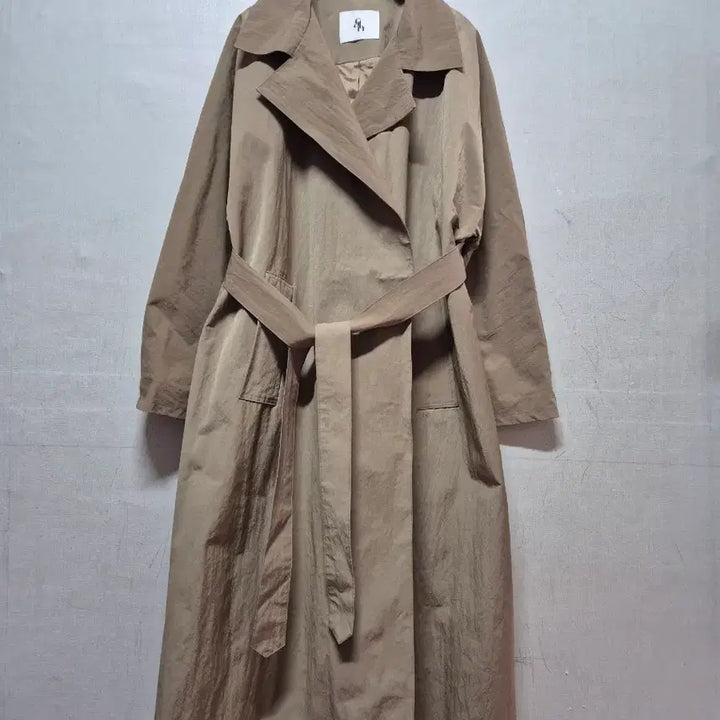 [BUNJANG] Calin Trench Coat (Khaki) / calin 트렌치코트 (카키)