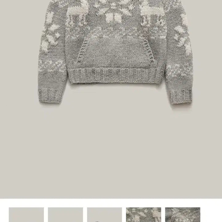 [BUNJANG] Shop M Snowflake Nordic Sweater / 샵엠 눈꽃 노르딕 니트(Snowflake Nordic Sweater)