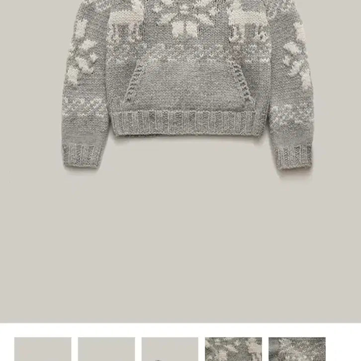 [BUNJANG] Shop M Snowflake Nordic Sweater / 샵엠 눈꽃 노르딕 니트(Snowflake Nordic Sweater)