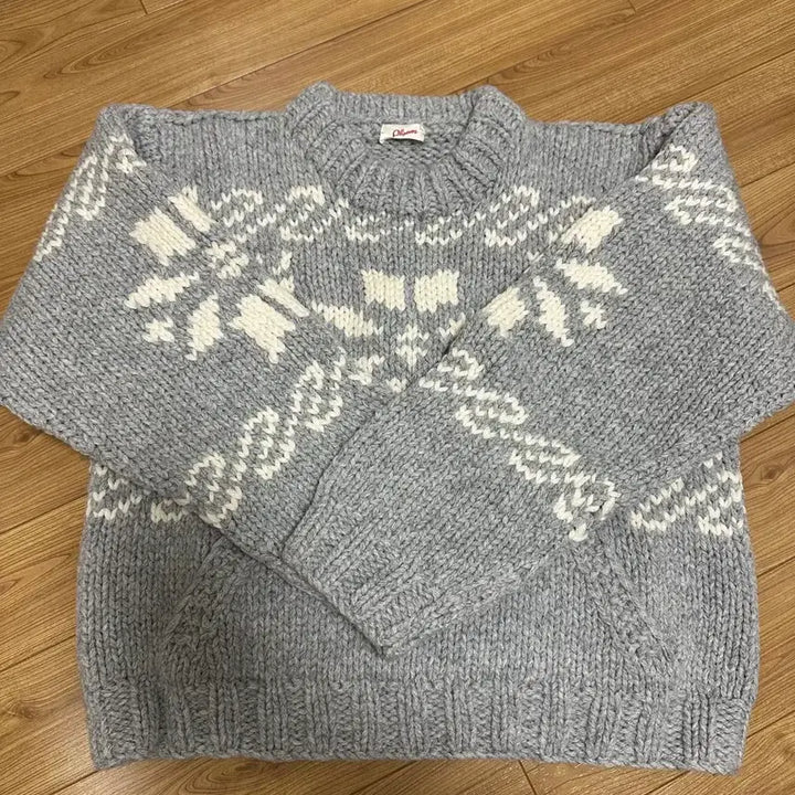 [BUNJANG] Shop M Snowflake Nordic Sweater / 샵엠 눈꽃 노르딕 니트(Snowflake Nordic Sweater)