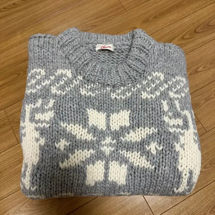 [BUNJANG] Shop M Snowflake Nordic Sweater / 샵엠 눈꽃 노르딕 니트(Snowflake Nordic Sweater)