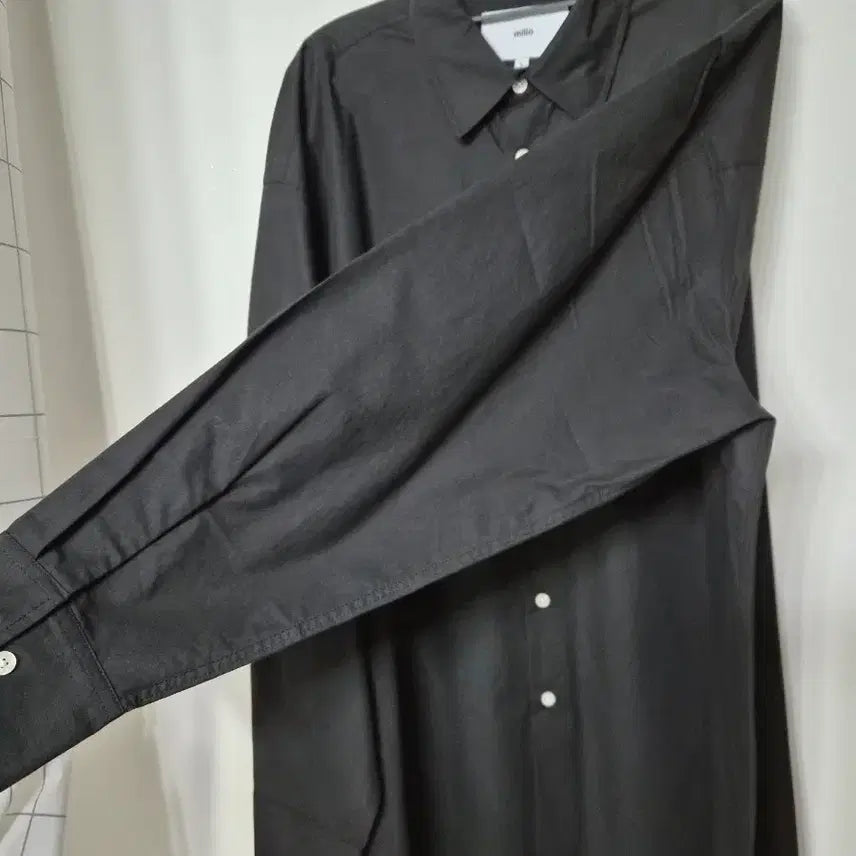 [BUNJANG] millo Black Shirt Outerwear L / millo 밀로 블랙 셔츠 아우터  L 새상품