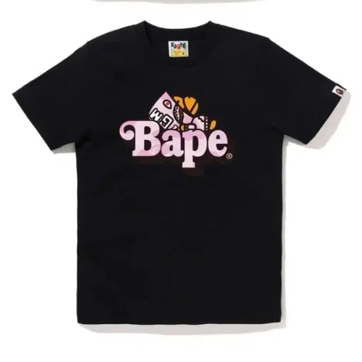 [BUNJANG] BAPE Pastel Camo Shark Milo Tee / 베이프 정품 XS 파스텔 카모 샤크 마일로 온 베이프 티