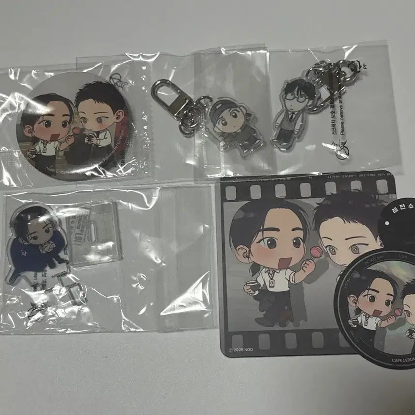 [BUNJANG] Rejin One Two Ten SD Bundle Set Acrylic Keyring / 일괄) 레진 원투텐 sd 캔뱃지 코스터 아크릴 키링