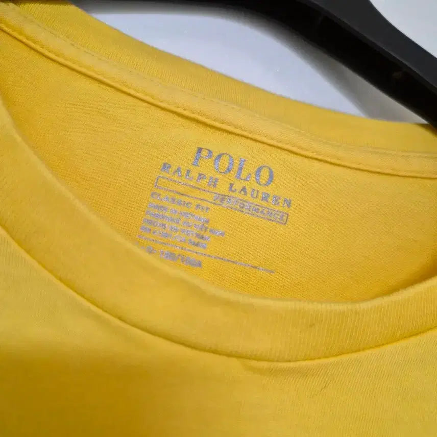 [BUNJANG] Polo Yellow Short Sleeve T-shirt / L 라니 / 정품 폴로 옐로우 반팔 티셔츠