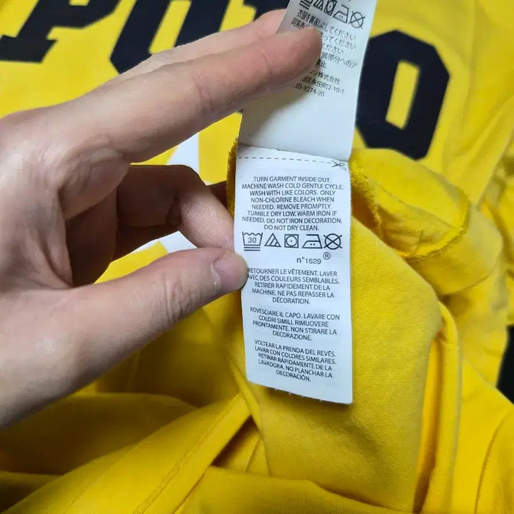 [BUNJANG] Polo Yellow Short Sleeve T-shirt / L 라니 / 정품 폴로 옐로우 반팔 티셔츠