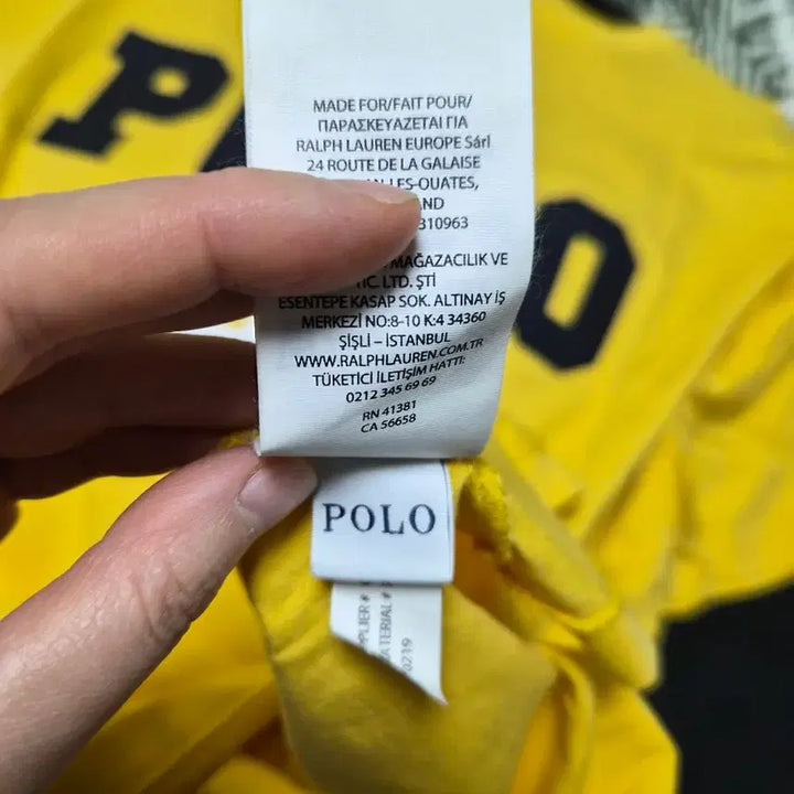 [BUNJANG] Polo Yellow Short Sleeve T-shirt / L 라니 / 정품 폴로 옐로우 반팔 티셔츠