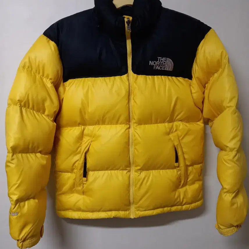 [BUNJANG] The North Face 700 Yellow Nuptse Puffer Jacket 90 / 노스페이스 700 옐로우 눕시 패딩 90v