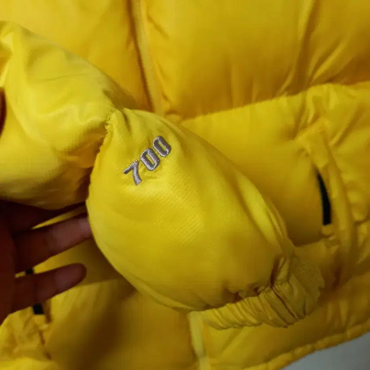 [BUNJANG] The North Face 700 Yellow Nuptse Puffer Jacket 90 / 노스페이스 700 옐로우 눕시 패딩 90v