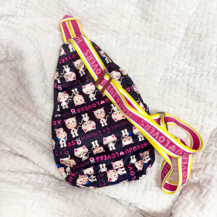 [BUNJANG] Harajuku Lovers Mini Crossbody Bag / 하라주쿠 러버스 미니 가방 헤이세이 데코라 핀터깔