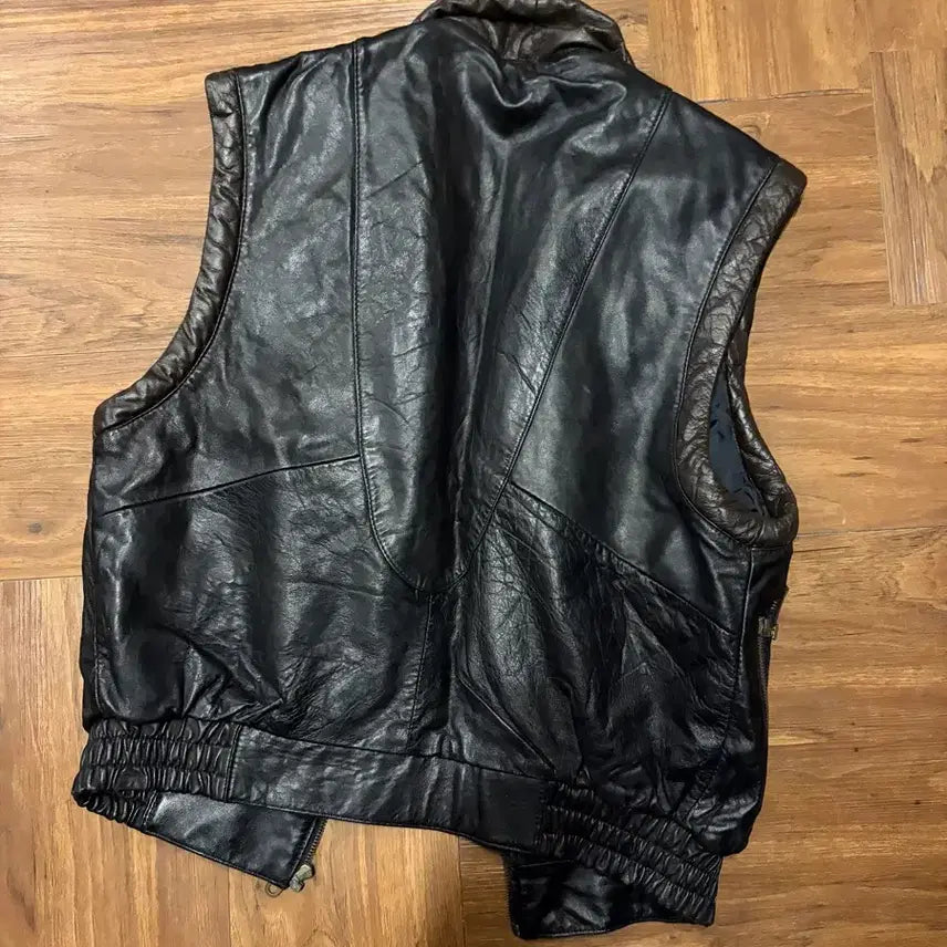 [BUNJANG] Korean Vintage Dystopia Leather Vest / 00S KOREAN VINTAGE LEATHER DYSTOPIA VEST