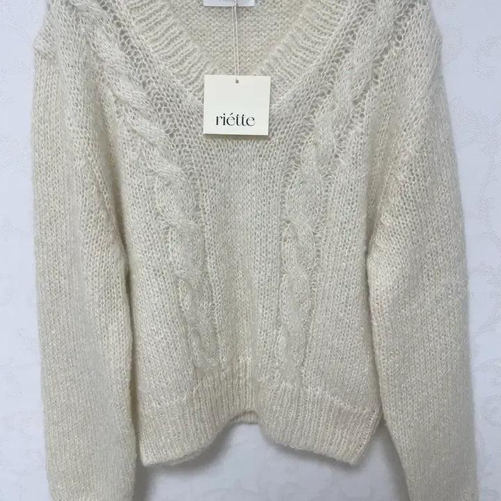 [BUNJANG] Liet Beary Knit Cream / (새상품) 리에뜨 베어리 니트 크림 판매해요