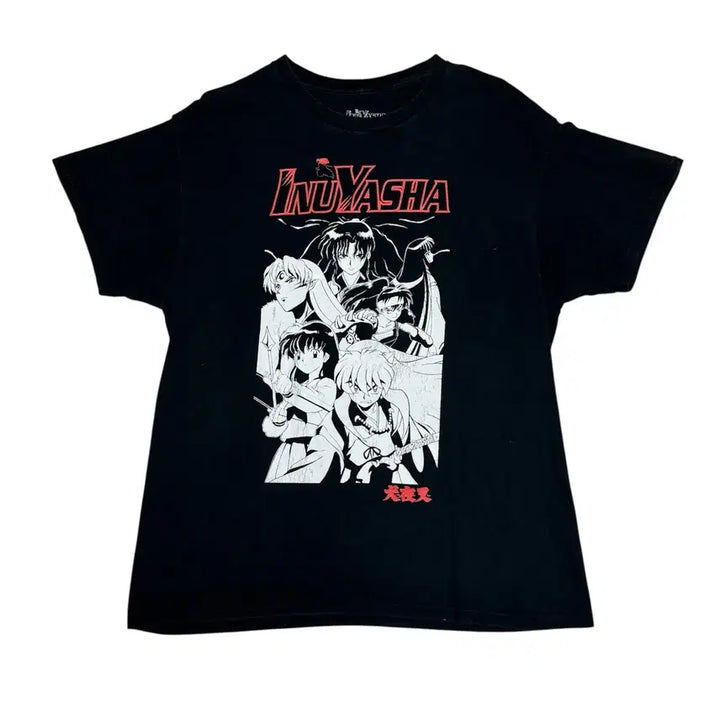 [BUNJANG] Inuyasha Otaku Vintage T-shirt / 이누야샤 빈티지 오타쿠 티셔츠 레어 일본 애니 금강 셋쇼마루