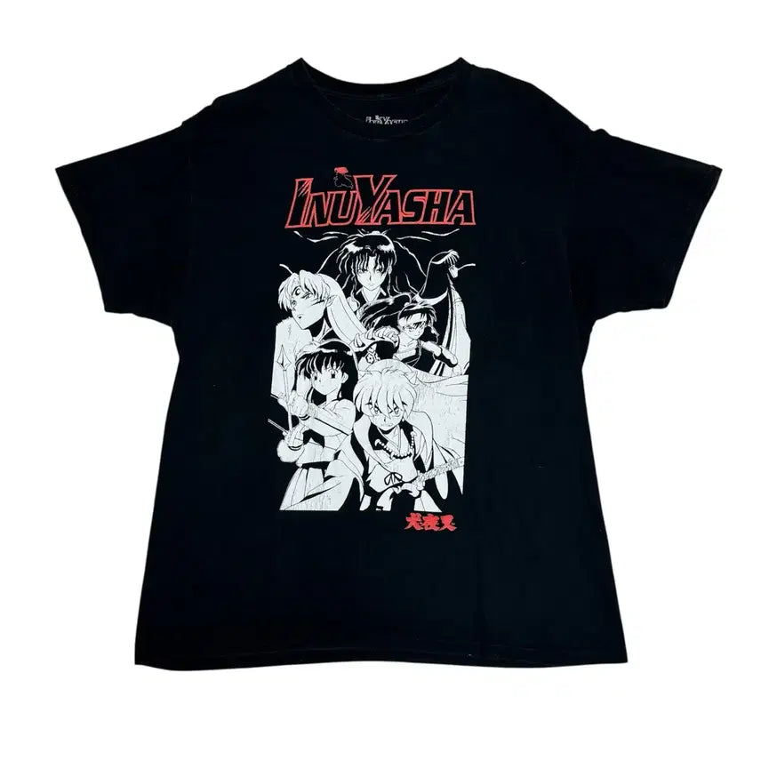 [BUNJANG] Inuyasha Otaku Vintage T-shirt / 이누야샤 빈티지 오타쿠 티셔츠 레어 일본 애니 금강 셋쇼마루