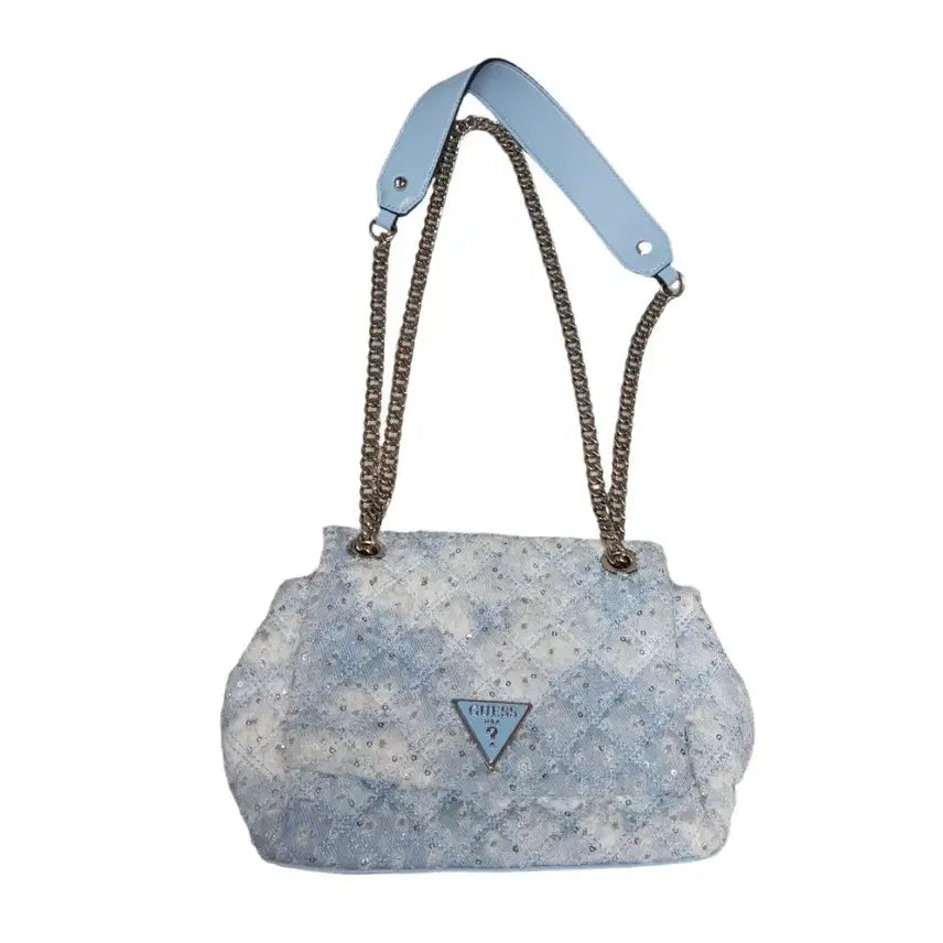 [BUNJANG] Guess Mini Flap Quilting Shoulder Bag / 게스 GUESS 미니 플랩 퀼팅백 갸루 핀터깔