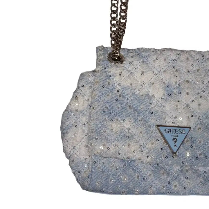 [BUNJANG] Guess Mini Flap Quilting Shoulder Bag / 게스 GUESS 미니 플랩 퀼팅백 갸루 핀터깔