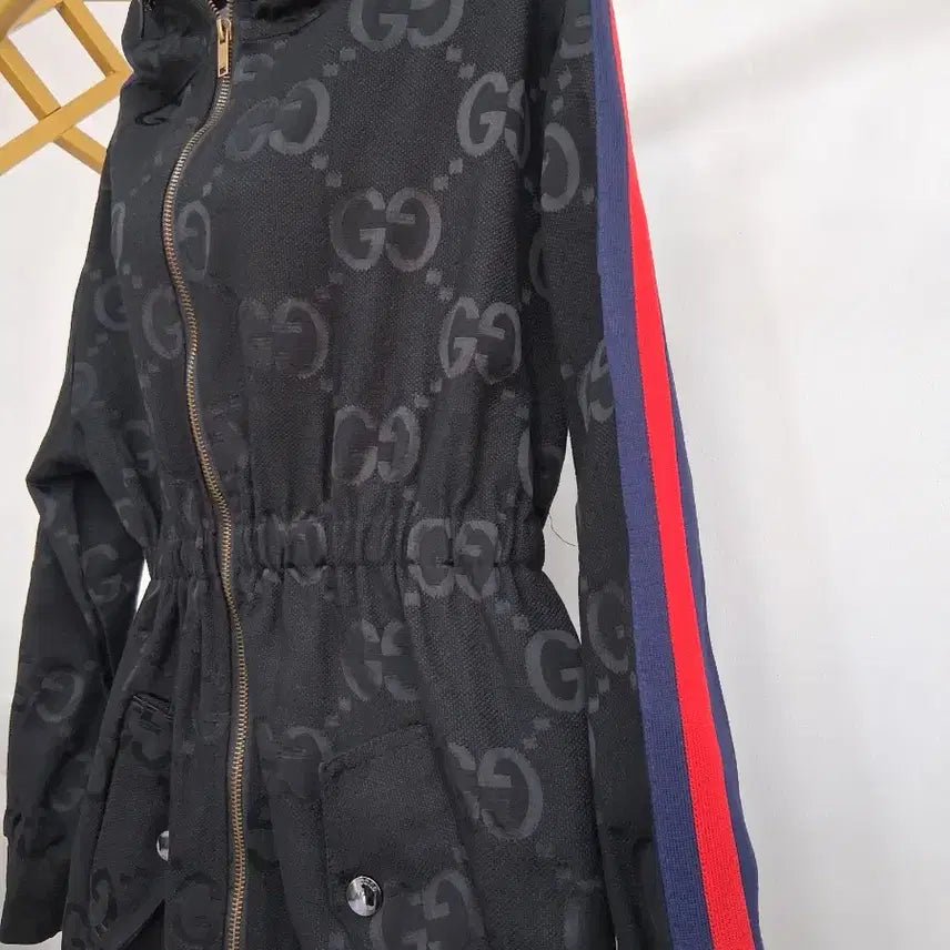 [BUNJANG] Unbranded Black Long Hooded Jacket / 여성 후드 롱 자켓 블랙44~55안