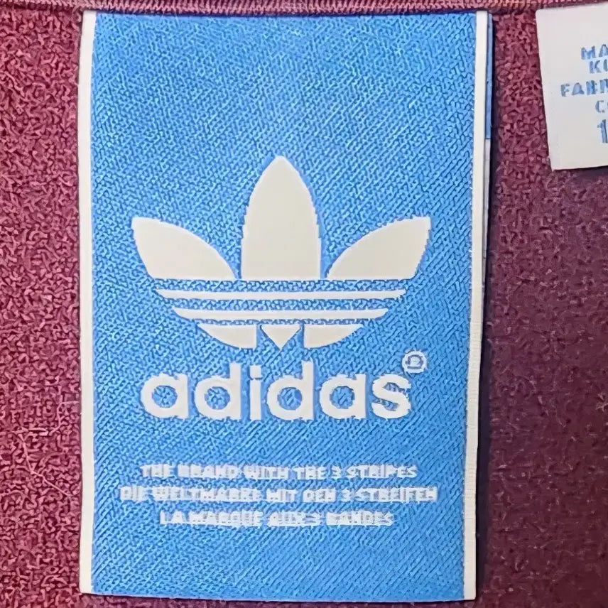 [BUNJANG] Adidas Firebird Maroon Burgundy Jersey L / 아디다스 마룬버건디 파이어버드 져지 L