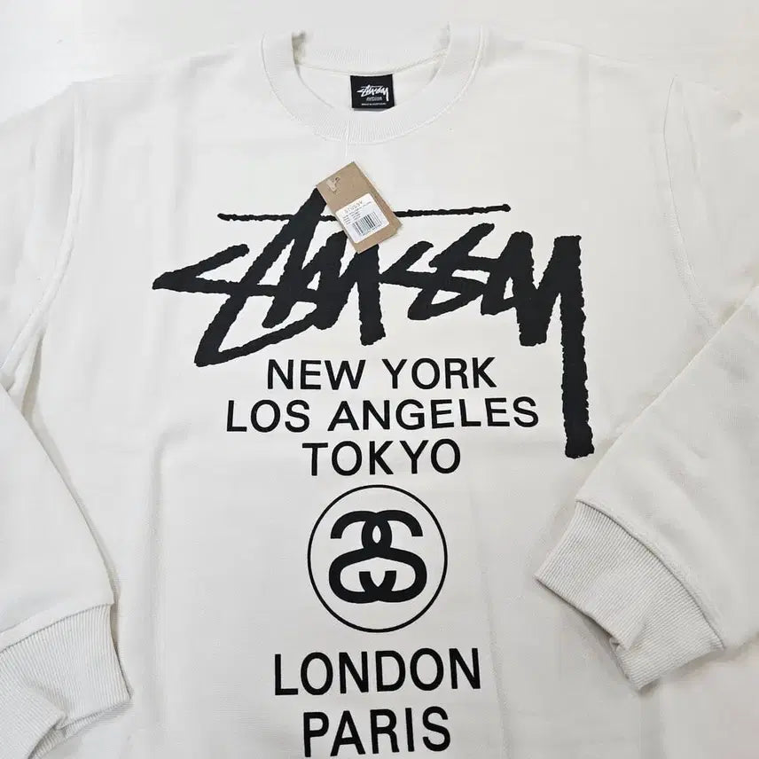 [BUNJANG] Stussy New York Crewneck Sweatshirt XL / 스투시 Stussy 뉴욕 크루넥 XL 새상품 무료배송