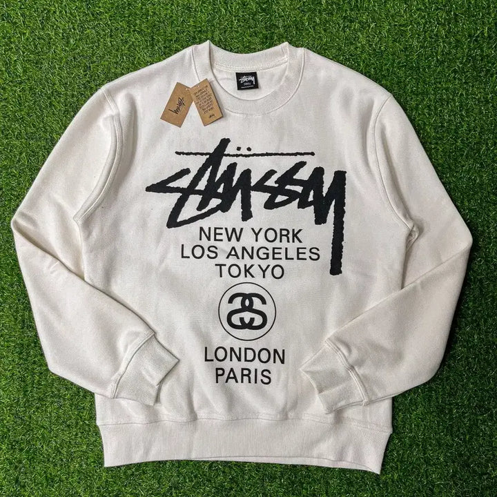[BUNJANG] Stussy New York Crewneck Sweatshirt XL / 스투시 Stussy 뉴욕 크루넥 XL 새상품 무료배송