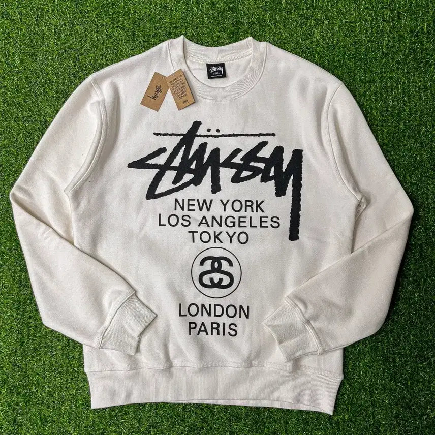 [BUNJANG] Stussy New York Crewneck Sweatshirt XL / 스투시 Stussy 뉴욕 크루넥 XL 새상품 무료배송