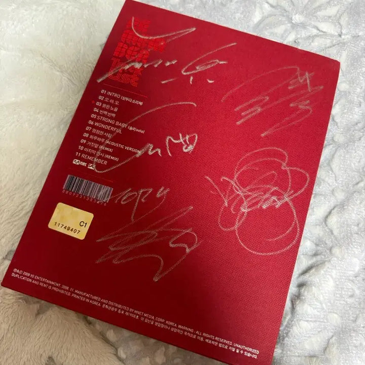 [BUNJANG] Bigbang 2nd Album Signed Album / 빅뱅 정규 2집 친필사인 앨범